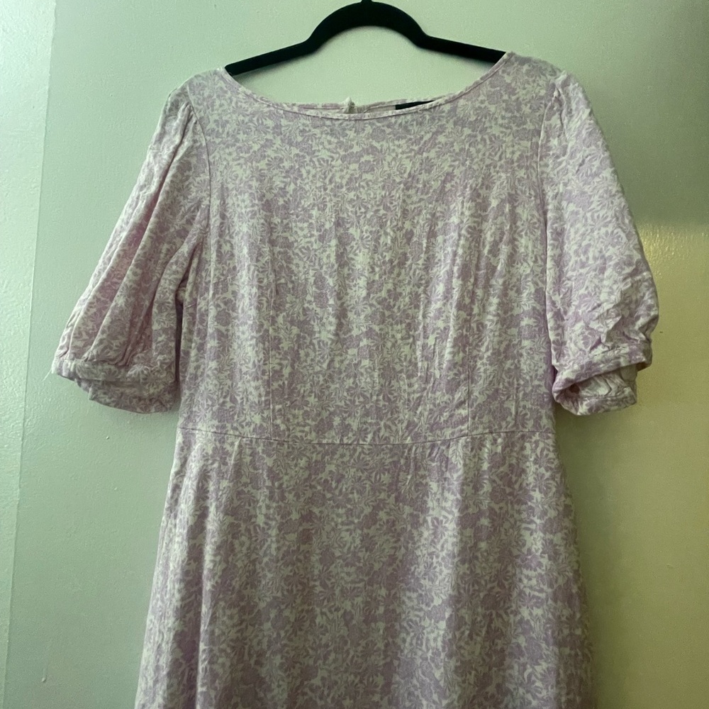 Who What Wear Lavender Long Sleeve Dress - NWOT